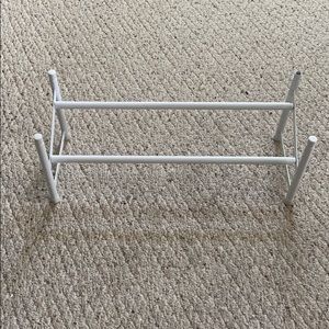 White ADJUSTABLE shoe rack
